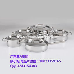 貼牌304不銹鋼鍋具套裝6件套