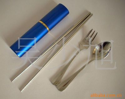 刀叉更三件套 牛油刀 禮盒 梅花 餐具袋 愛心勺