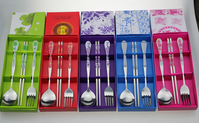 創意實用勺筷餐具套裝 活動促銷小禮品 婚禮回禮禮物_其他產品__食品伙伴網